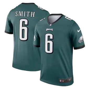 mens nike devonta smith midnight green philadelphia eagles legend jersey